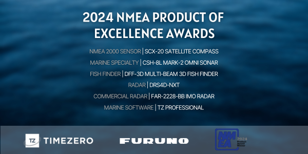 Récompenses Furuno et MaxSea aux NMEA Awards 2024
