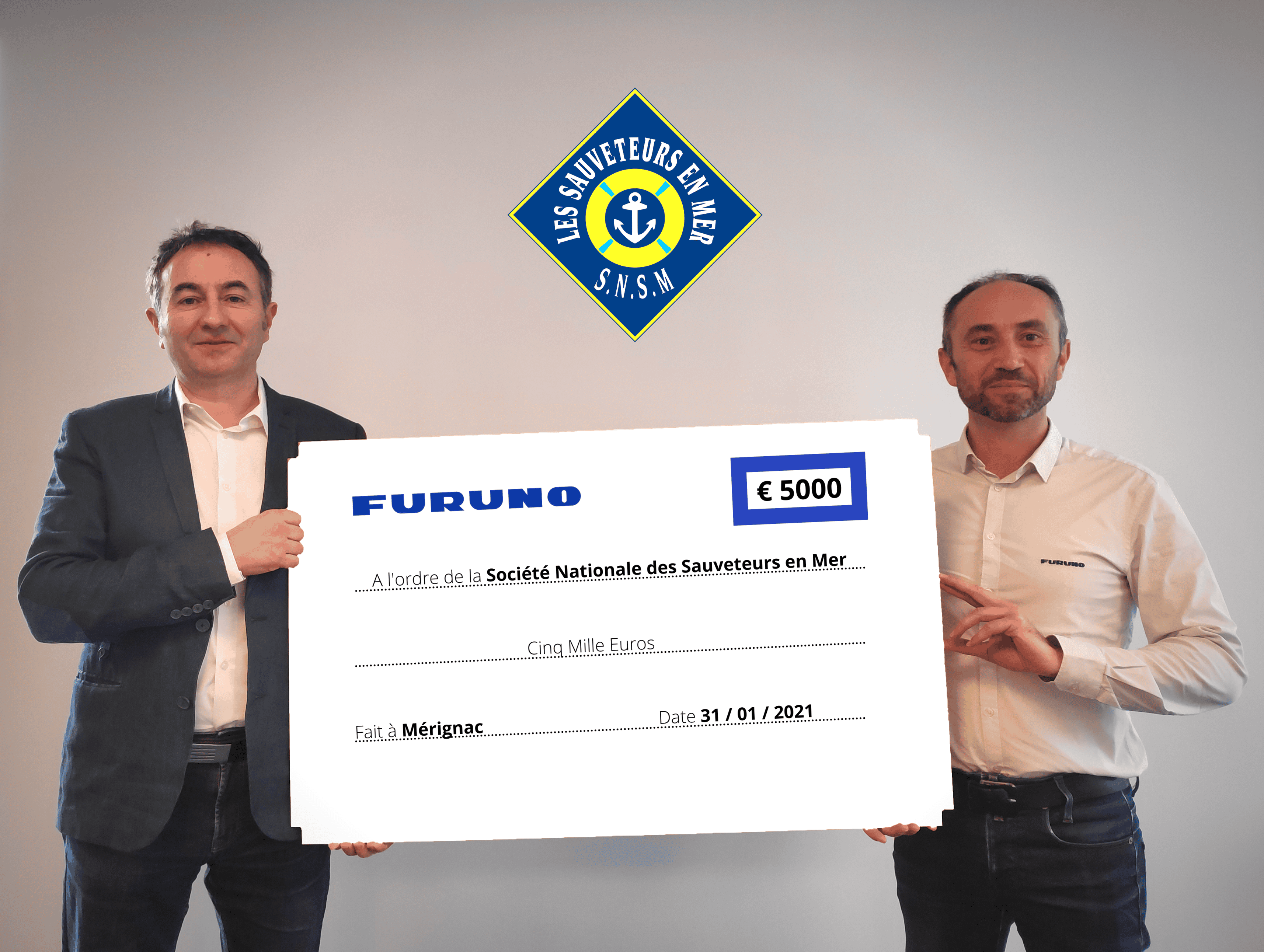 Furuno France renouvelle son partenariat avec la SNSM en 2021