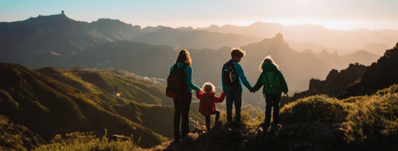 Randonnée en famille