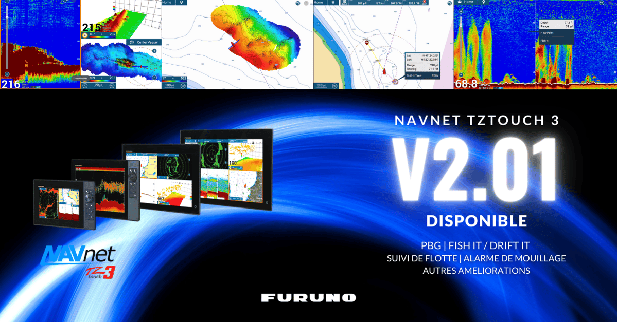 Nouvelle version de logiciel V2.01 NavNet TZtouch 3 disponible
