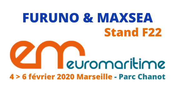 Furuno et MaxSea au salon Euromaritime 2020